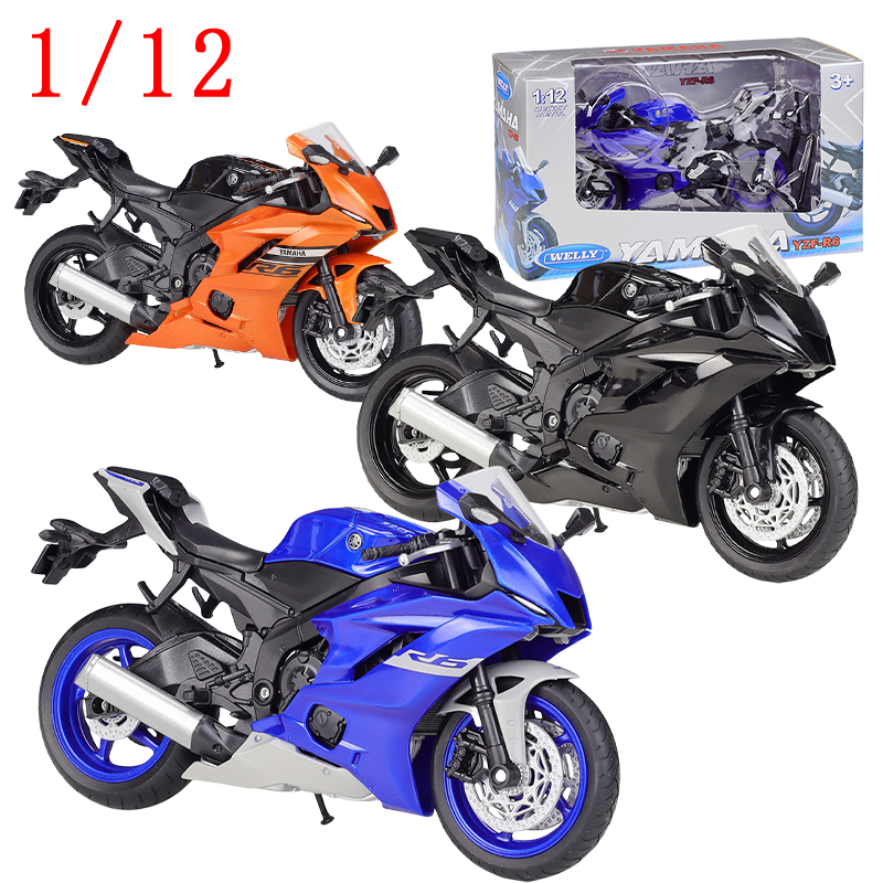 Model Kit Yamaha - WELLY Diecast 1/12 Scale Yamaha Motorcycle
