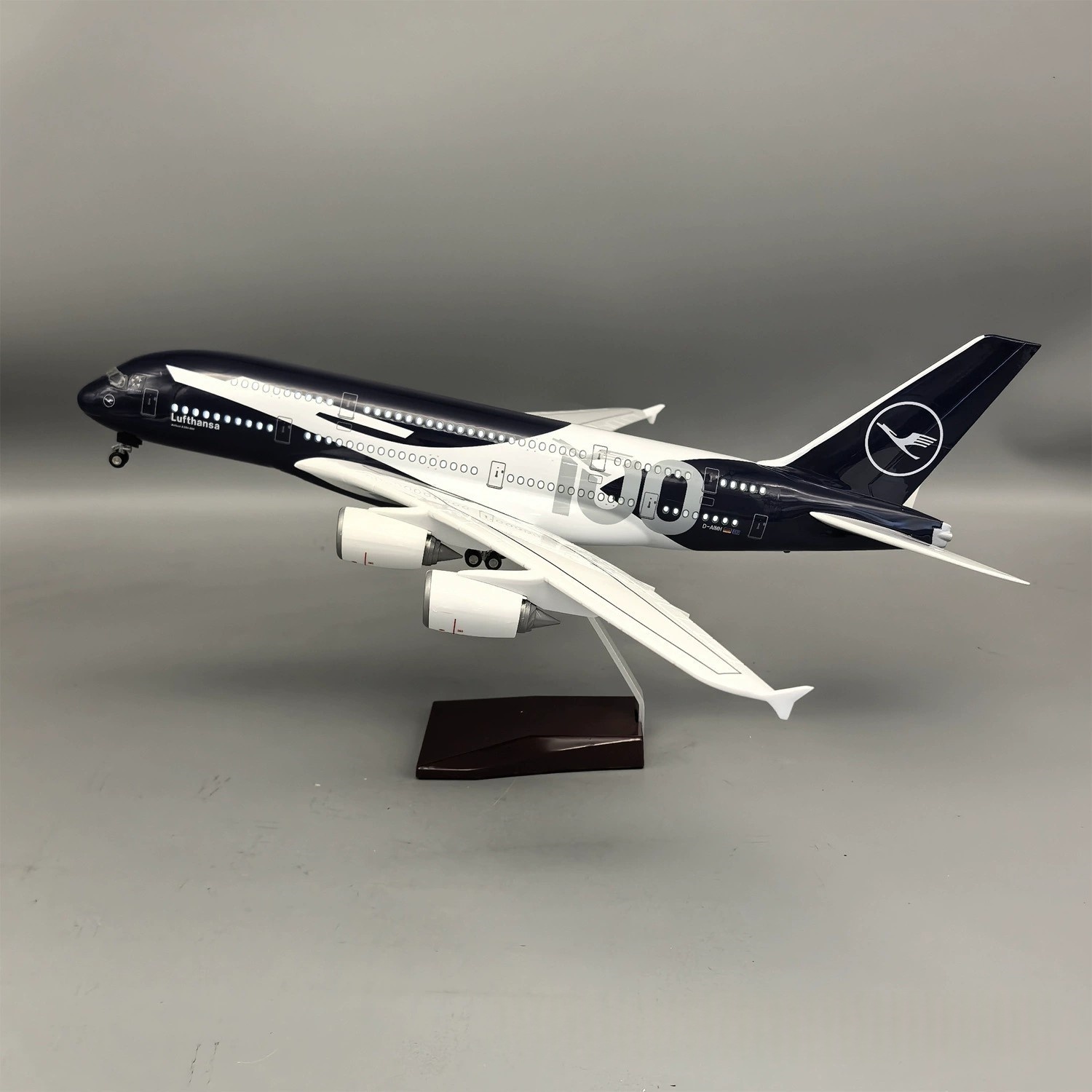 Model Kit Plane - New 45cm Lufthansa A380 100 Years