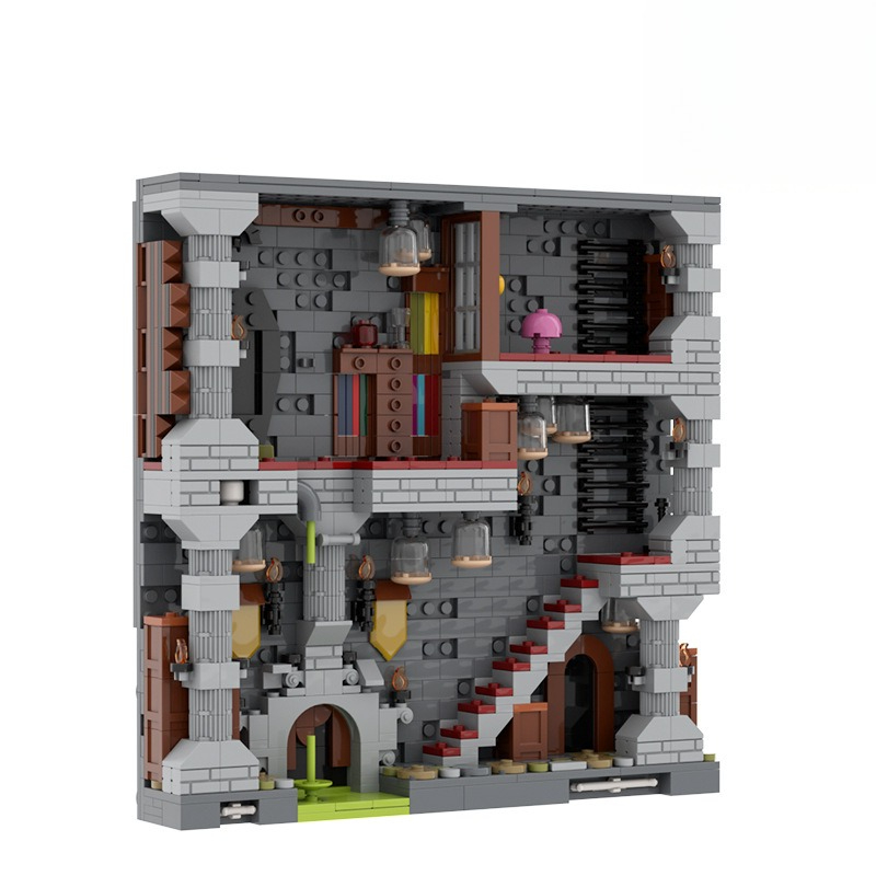 Model Kit Chemistry - MOC Fantasy Castle Building Blocks Set