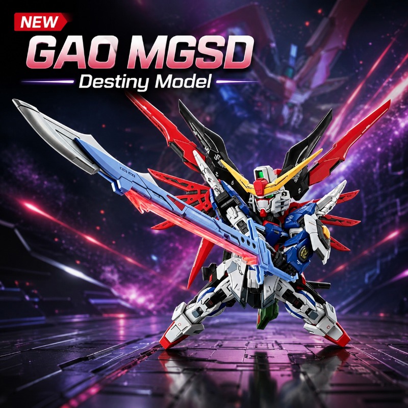 Gundam Model Mg - New GAO GAO Model MGSD ZGMF-X42S