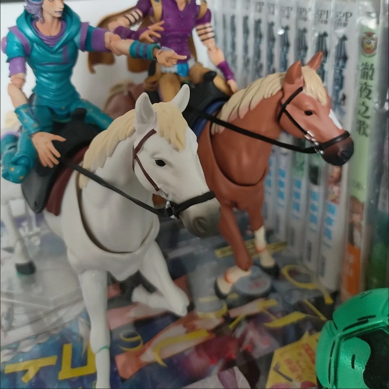 Model Kit Horse - Horse Figurine 1/12 Scale Articulated Brown