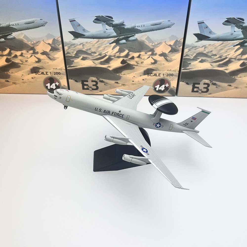Model Kit Plane - 1/200 Scale E3 Airplane Diecast Finished