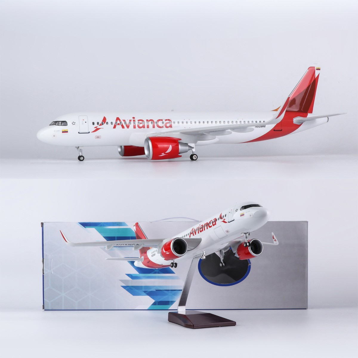 Model Kit Plane - 1/85 Large Scale 47cm Avianca A320