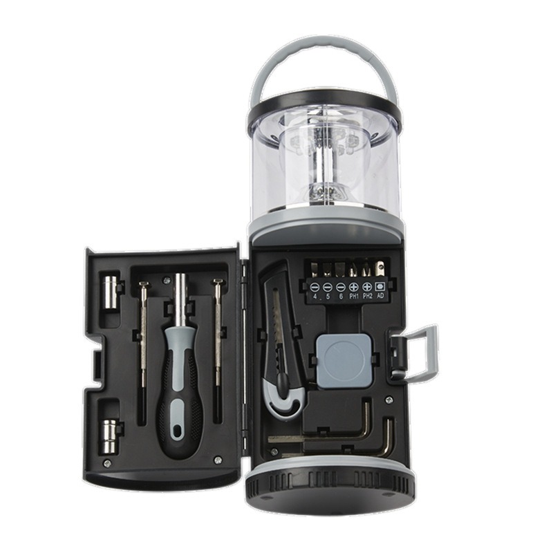 Model Kit Tool - Camping Lantern with Hand Tool Set