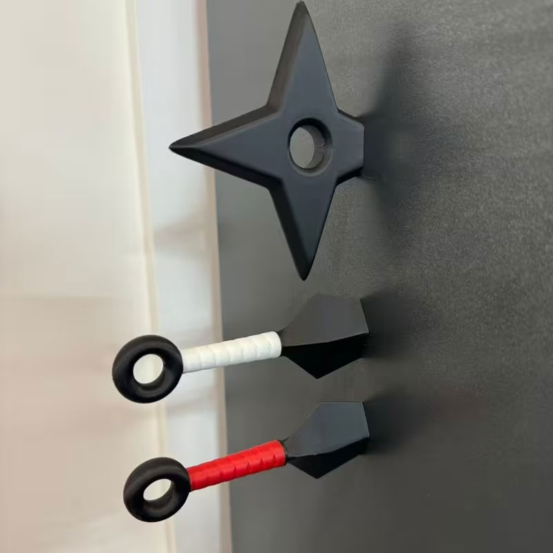 Model Kit Ninja - Refrigerator Decoration, 3D Fun Refrigerator Decoration,