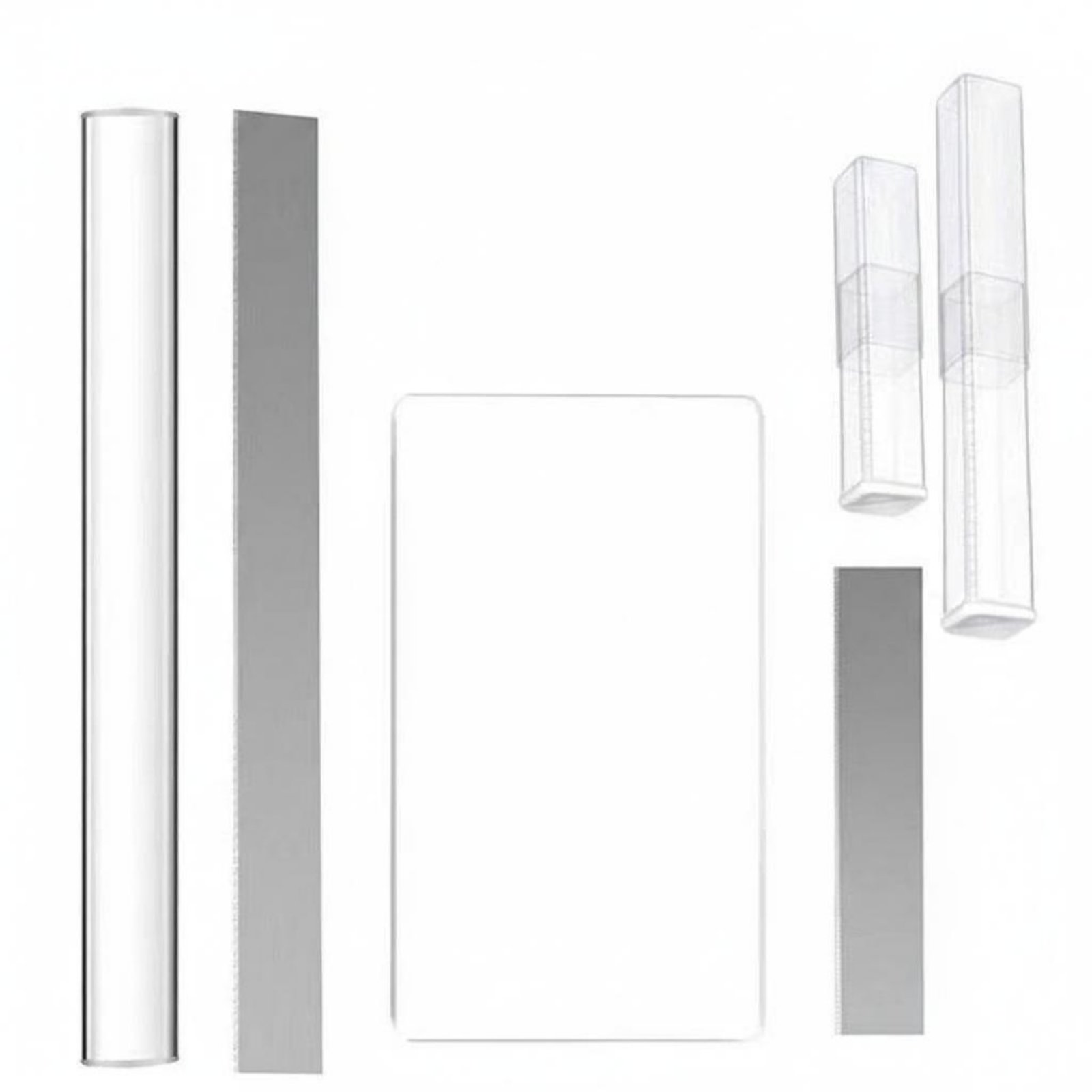 Model Kit Tool - 6 Pieces Acrylic Clay Cylinder and