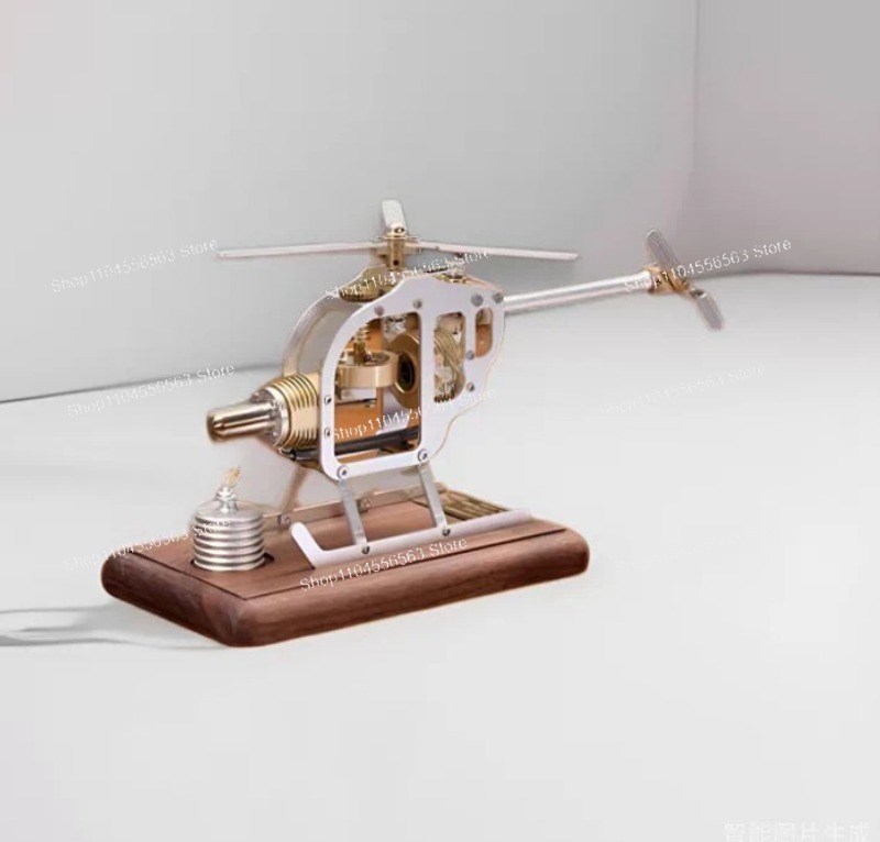 Mini Stirling Engine Helicopte - огляд і ціна Model Kit Helicopter