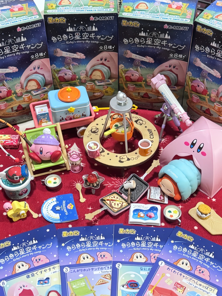 8pcs/set Genuine Re-Ment Kirby - огляд і ціна Model Kit Kirby