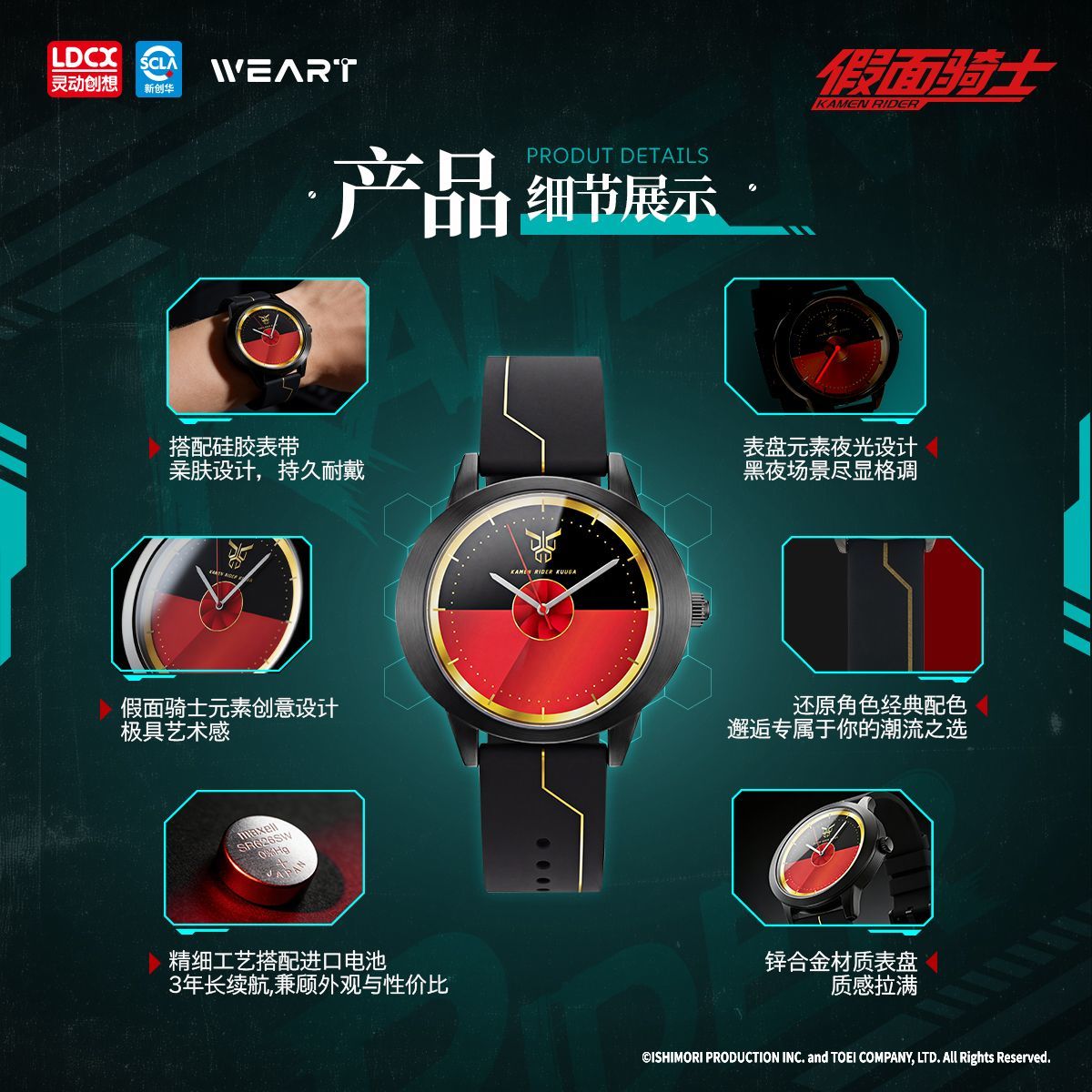 LDCX Kamen Rider Watch Anime A - огляд і ціна Model Kit Kamen Rider