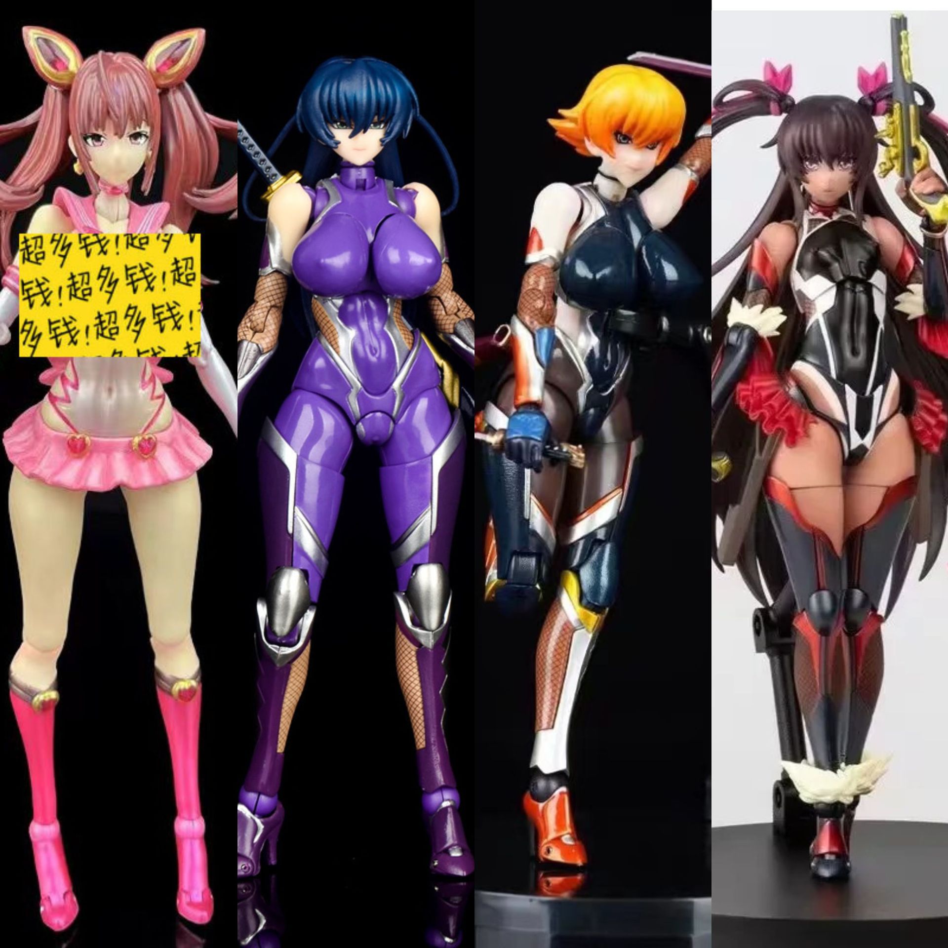 3 Types Boxed Asagi Anime Figu - огляд і ціна Model Kit Waifu