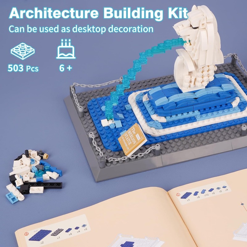 503 Piece Singapore Merlion St - огляд і ціна Model Kit Singapore