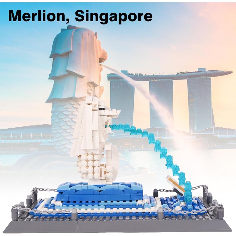 503 Piece Singapore Merlion St - огляд і ціна Model Kit Singapore