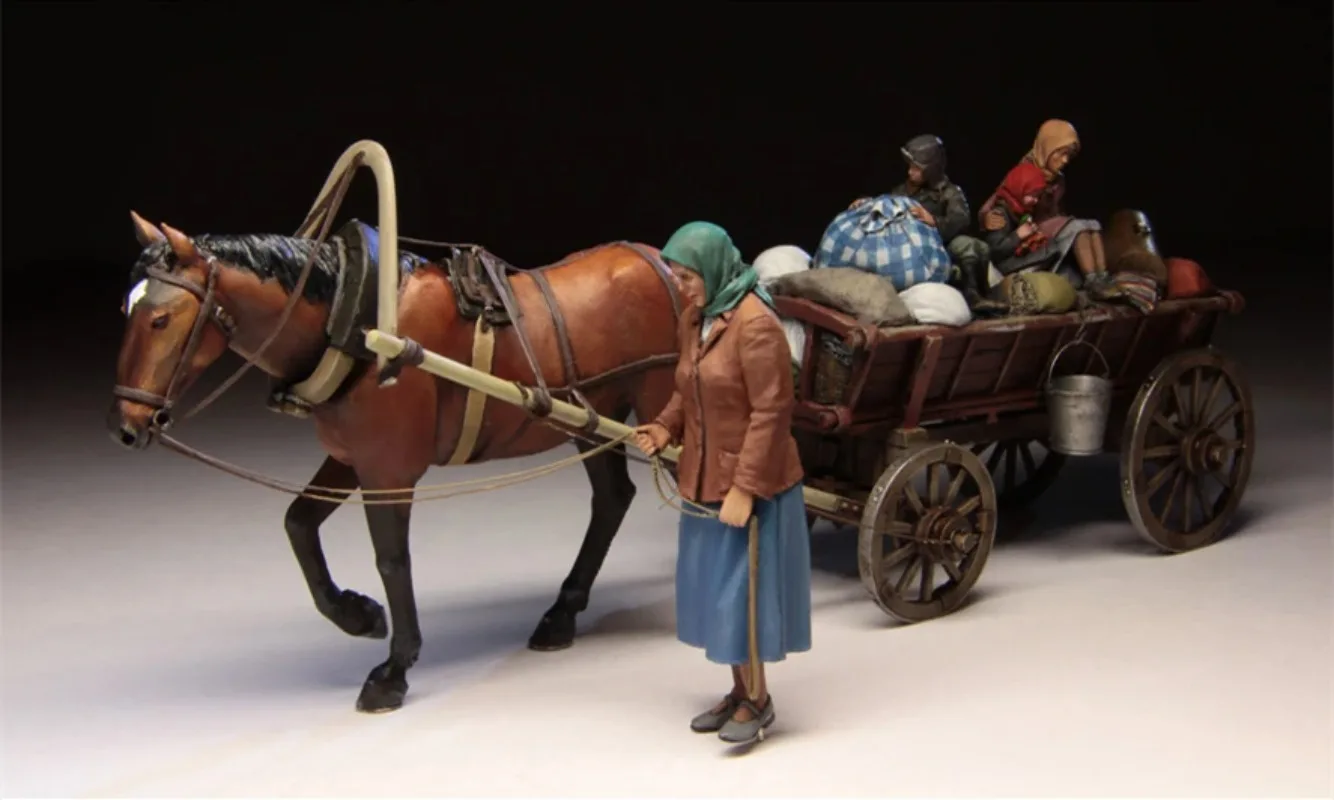 1/35 Scale Resin Figure Model  - огляд і ціна Model Kit Horse