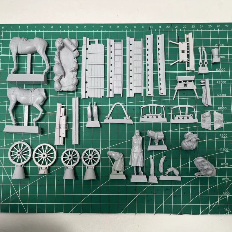 1/35 Scale Resin Figure Model  - огляд і ціна Model Kit Horse