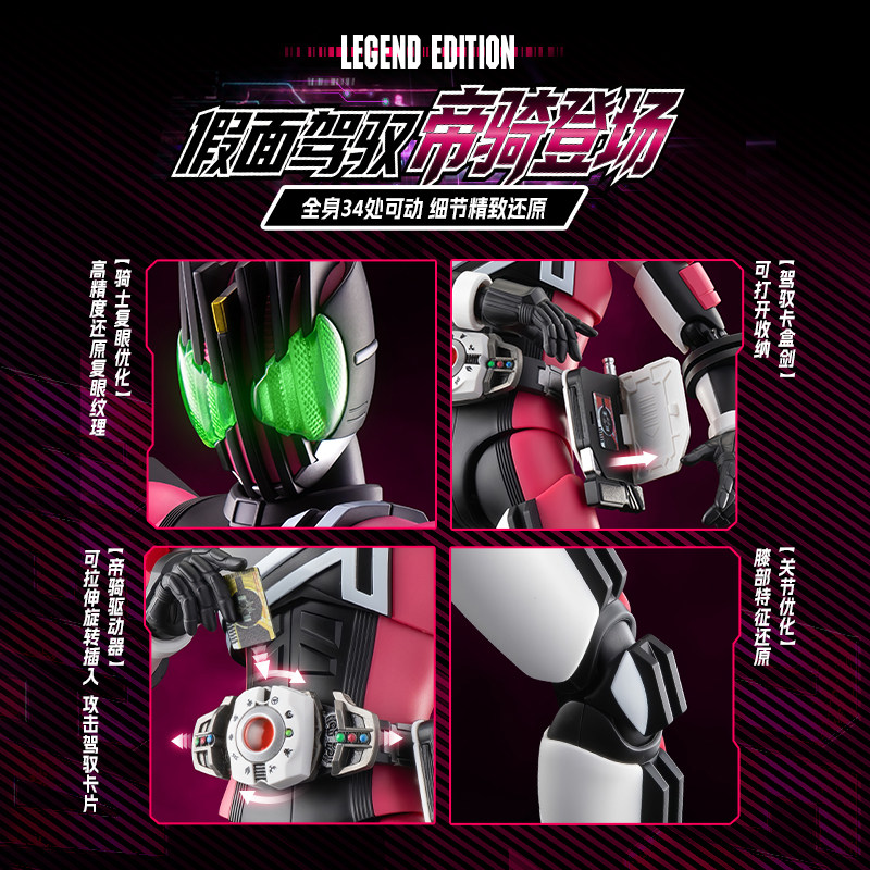 Genuine Blokees Kamen Rider De - огляд і ціна Model Kit Kamen Rider