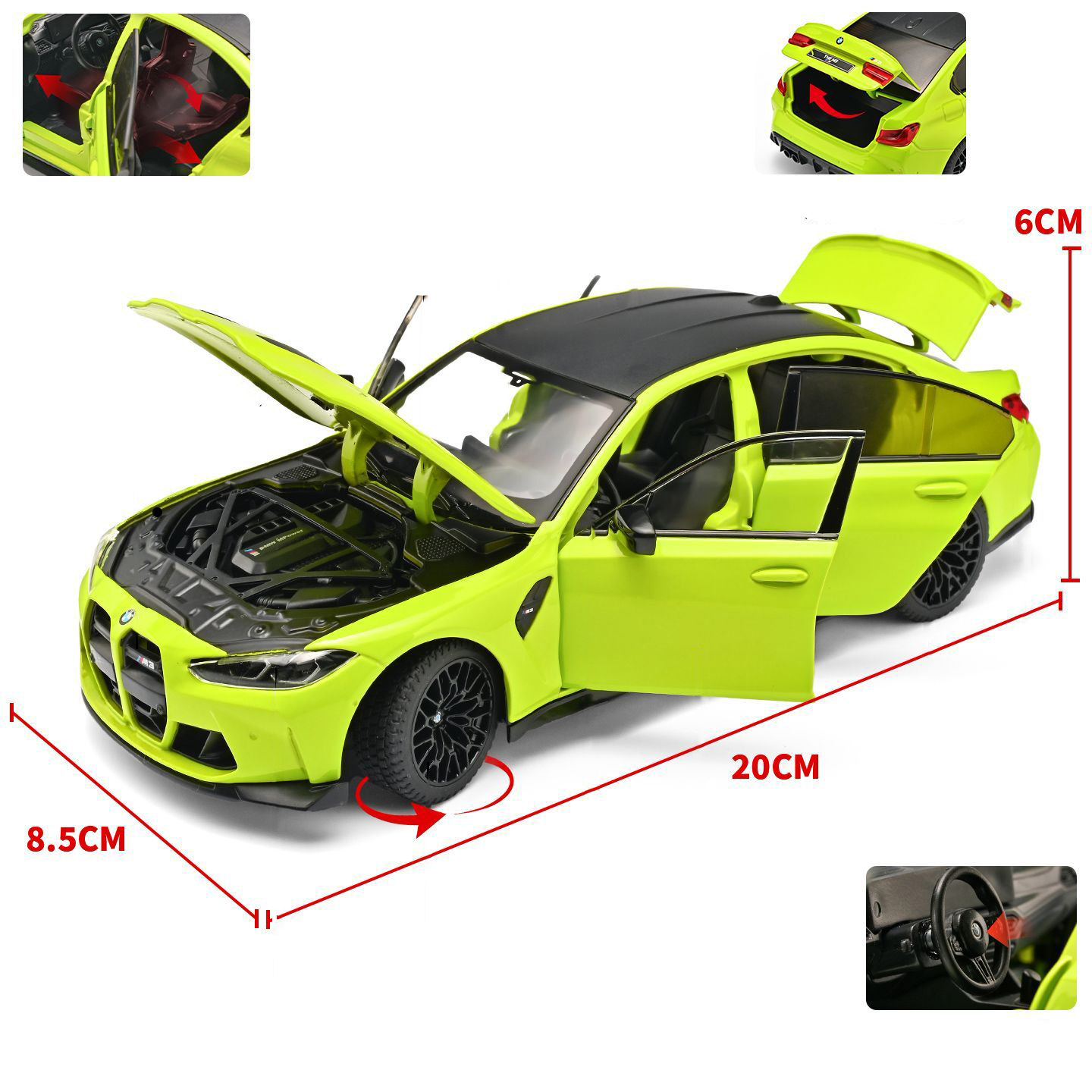 1:24 BMW M3 G80 Coupe Alloy Sp - огляд і ціна Model Kit Porsche 911