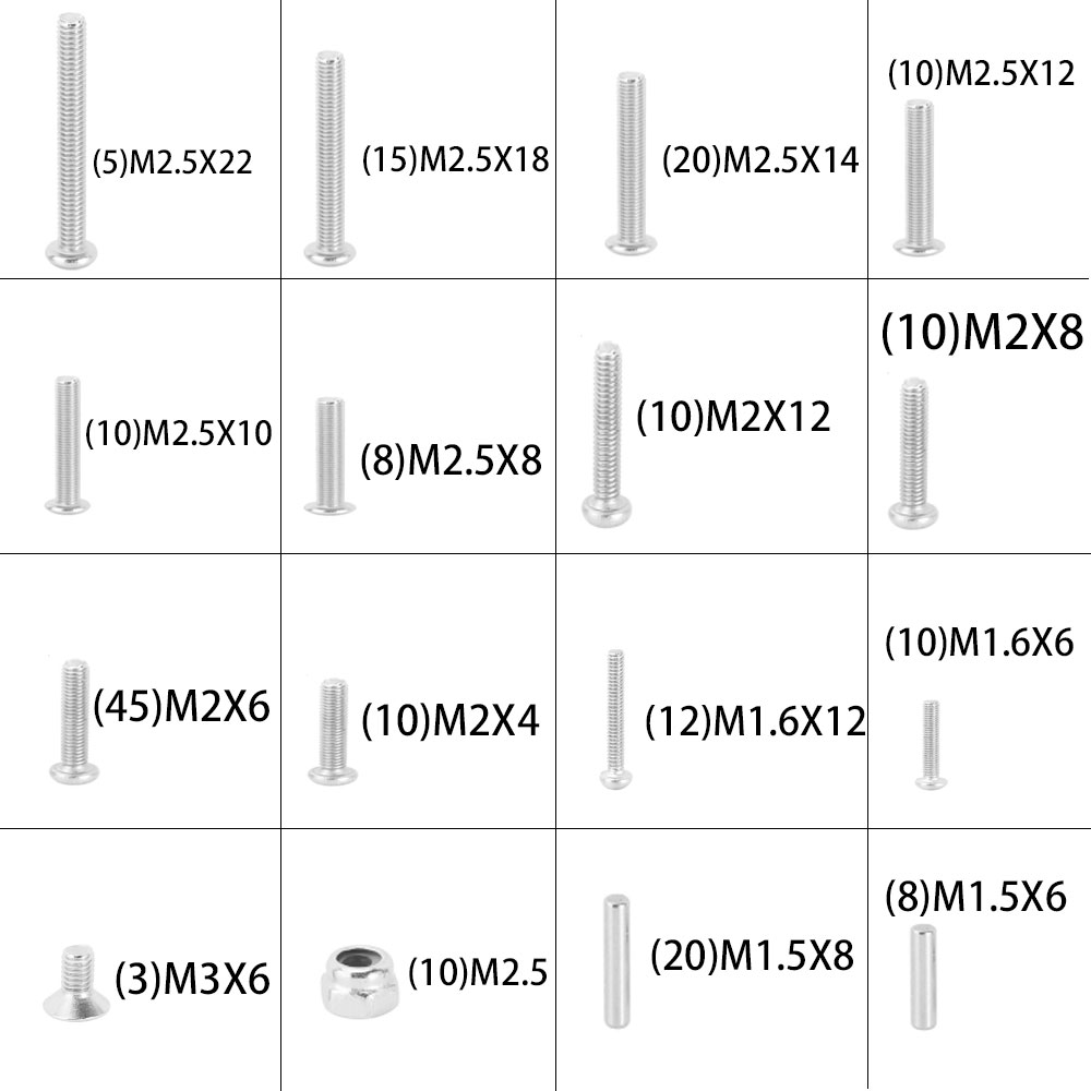 M1.6 M2 M2.5 Grade 12.9 Stainl - огляд і ціна Model Kit Helicopter