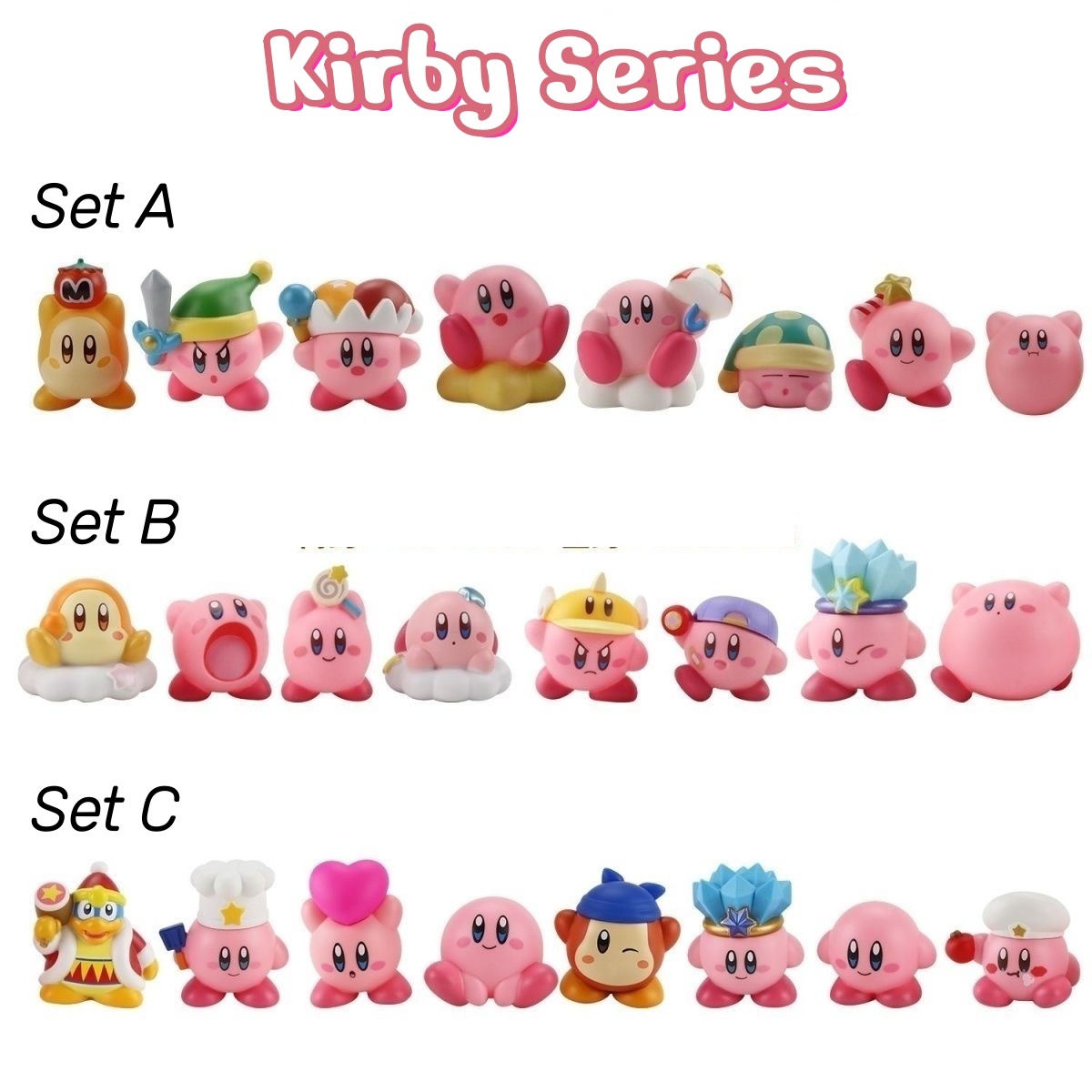 Kirby Friends Series Blind Box - огляд і ціна Model Kit Kirby