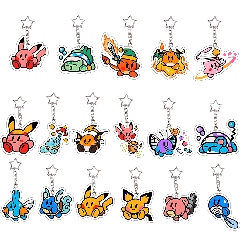 6 Set Charmander Acrylic Keych - огляд і ціна Model Kit Kirby