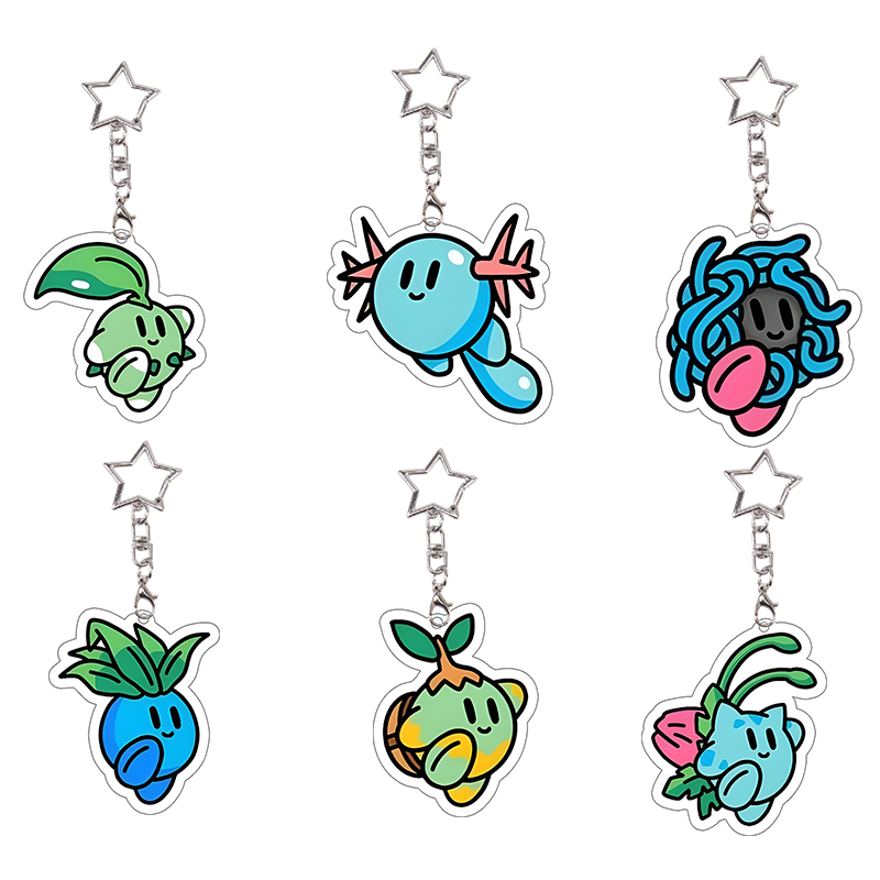 6 Set Charmander Acrylic Keych - огляд і ціна Model Kit Kirby
