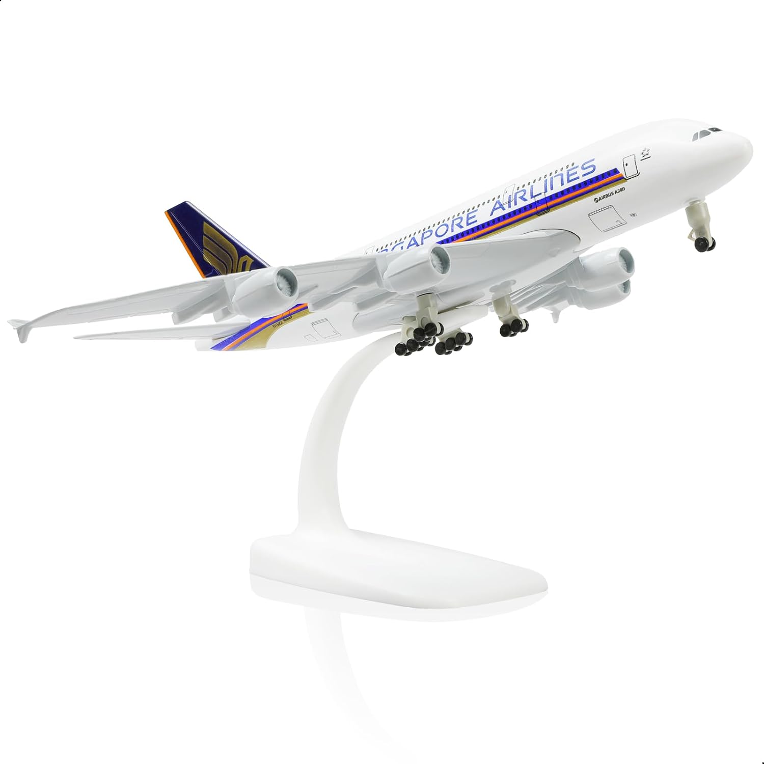 20cm Singapore A380 Toy Plane  - огляд і ціна Model Kit Singapore