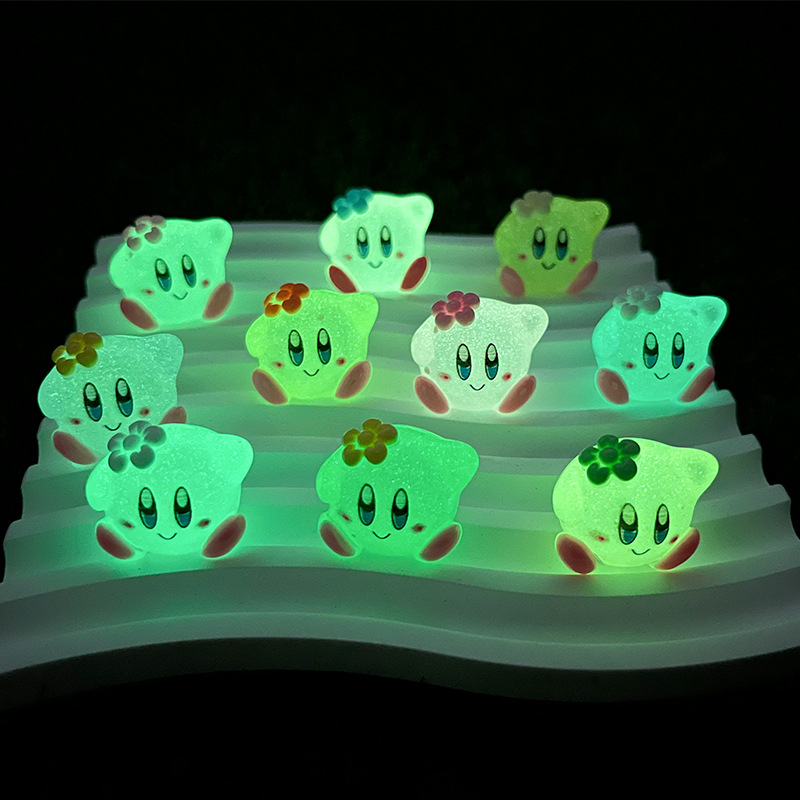 10pcs Cartoon Kirby Luminous S - огляд і ціна Model Kit Kirby