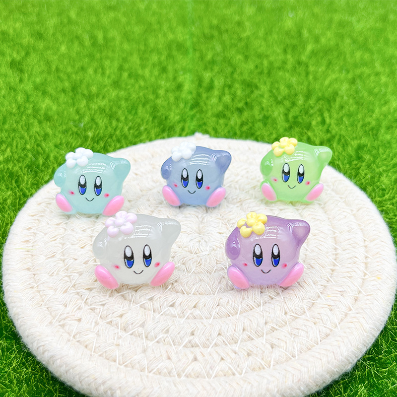 10pcs Cartoon Kirby Luminous S - огляд і ціна Model Kit Kirby