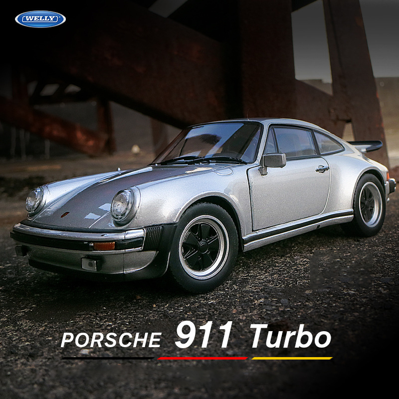 WELLY 1:24 Porsche 911 Turbo 3 - огляд і ціна Model Kit Porsche 911