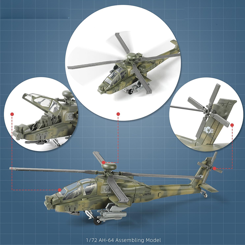 1/72 Army Fighter Kit Toy Mode - огляд і ціна Model Kit Helicopter