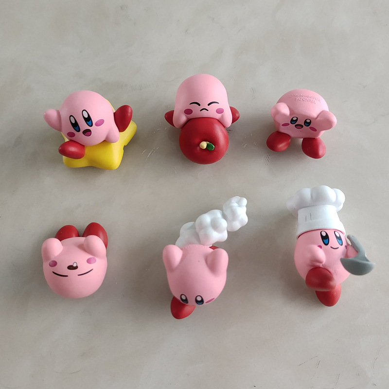 6PCS Set Kawaii Kirby Gashapon - огляд і ціна Model Kit Kirby