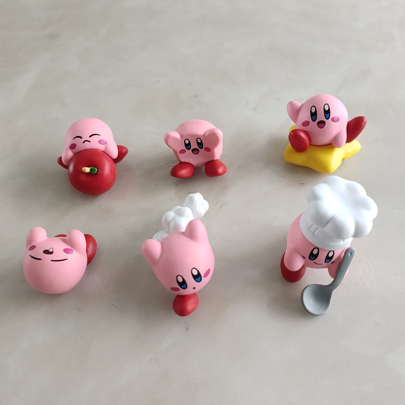 6PCS Set Kawaii Kirby Gashapon - огляд і ціна Model Kit Kirby
