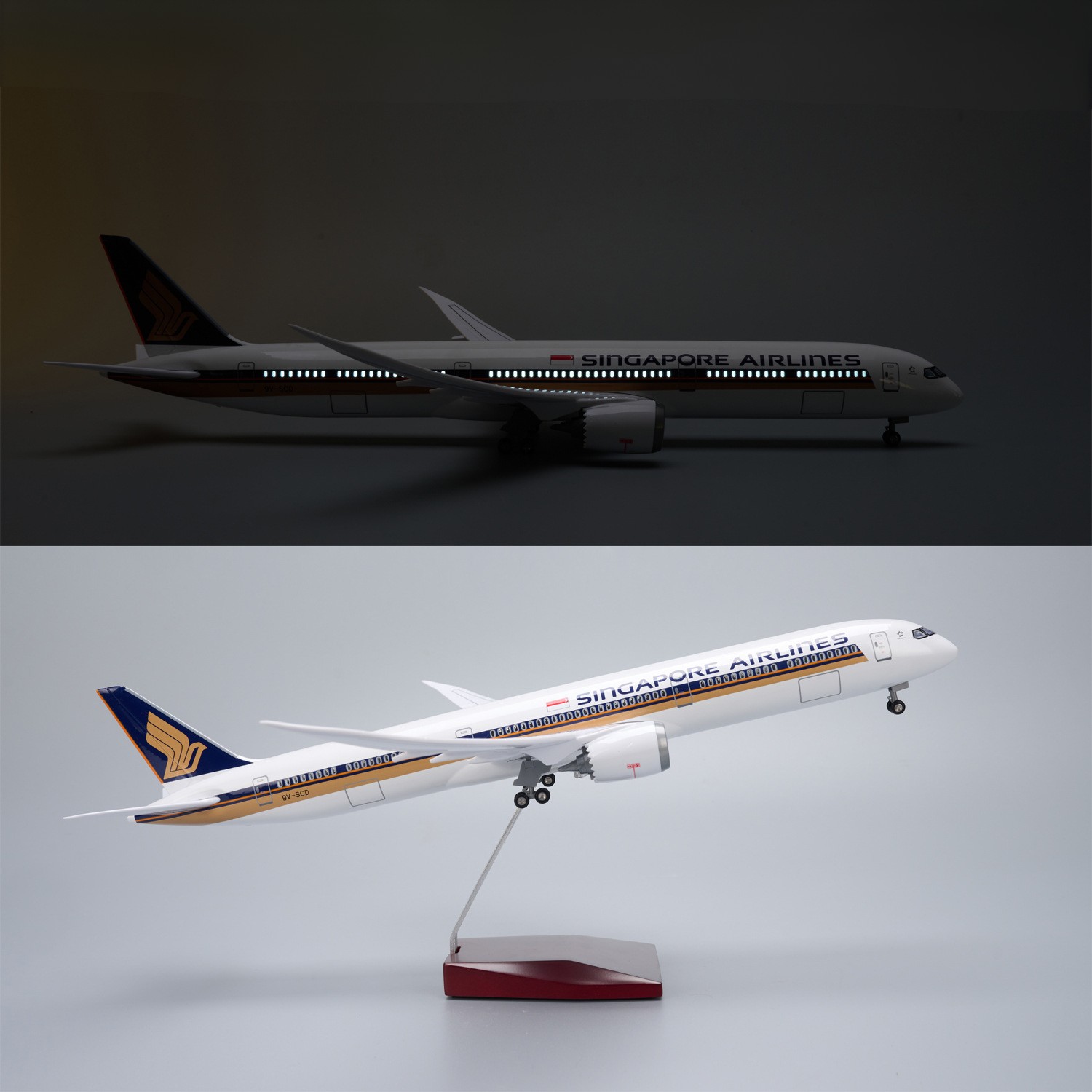47cm Singapore B787-10 Resin D - огляд і ціна Model Kit Singapore