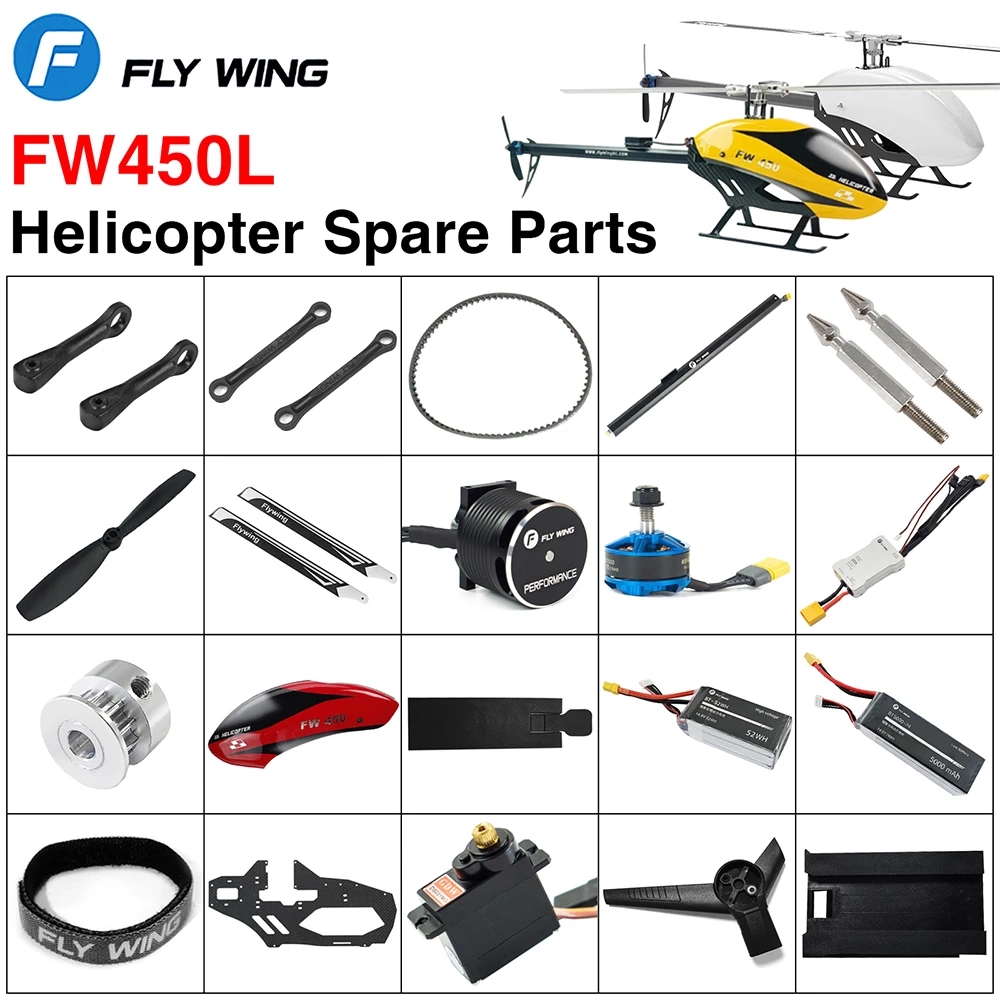 FlyWing FW450L V2 V2.5 Airwolf - огляд і ціна Model Kit Helicopter