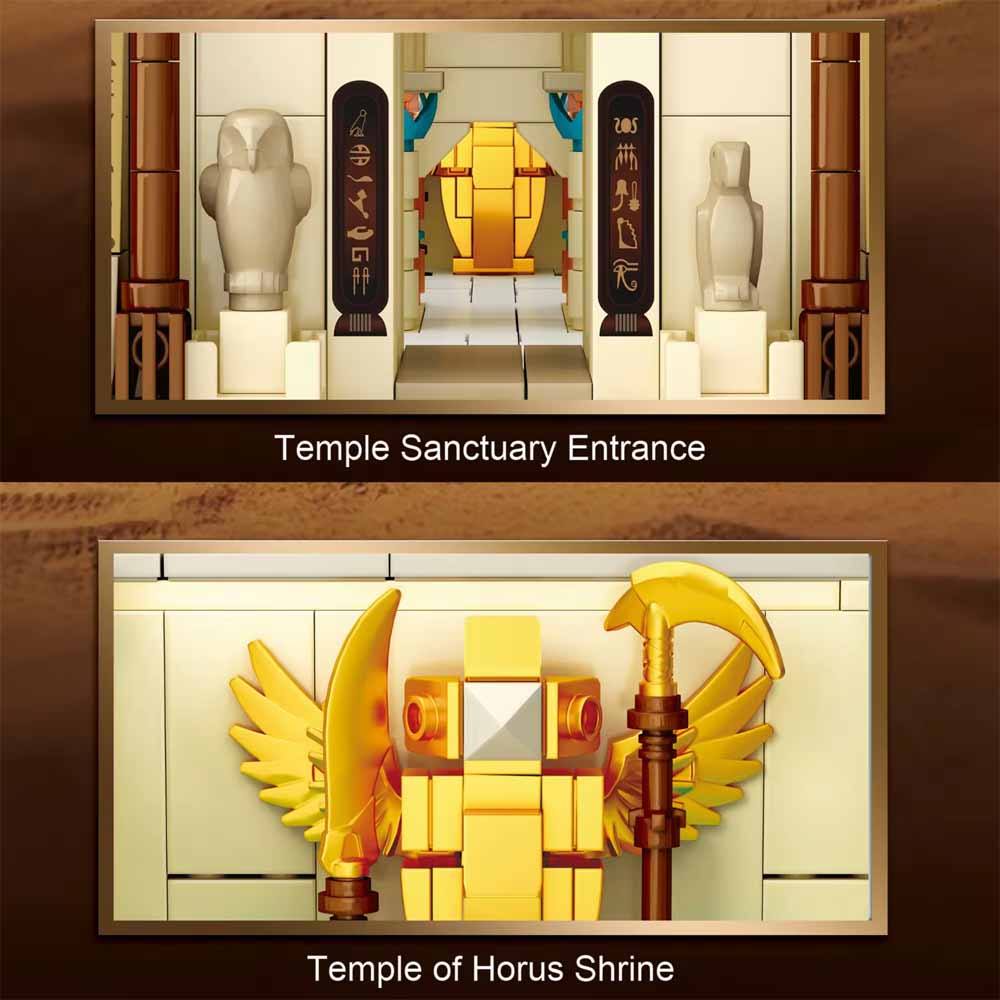 2073pcs Temple of Horus Buildi - огляд і ціна Model Kit Chemistry