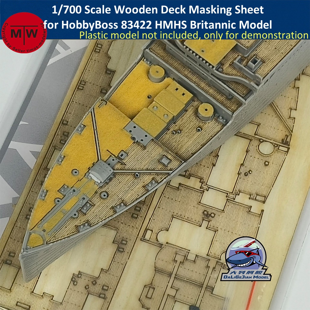 1/700 Scale Wooden Deck Maskin - огляд і ціна Model Kit Helicopter