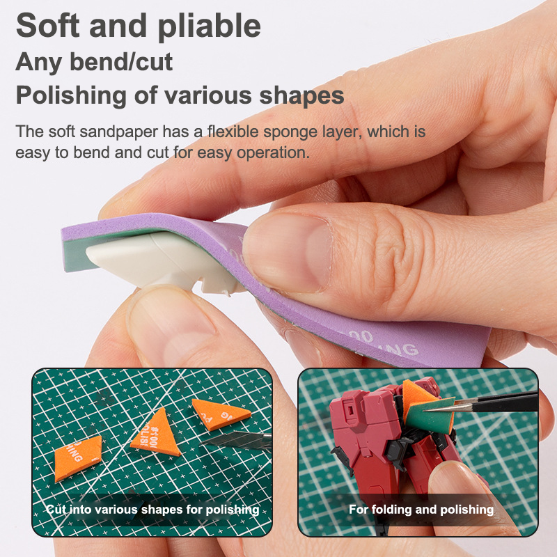 9Pcs/set 400~1200 Semi-rigid S - огляд і ціна Model Kit Tool