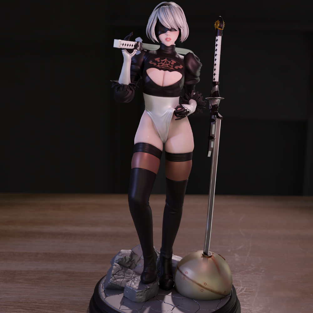 1/24 3d Printing Model Kit Bea - огляд і ціна Model Kit Nier Automata